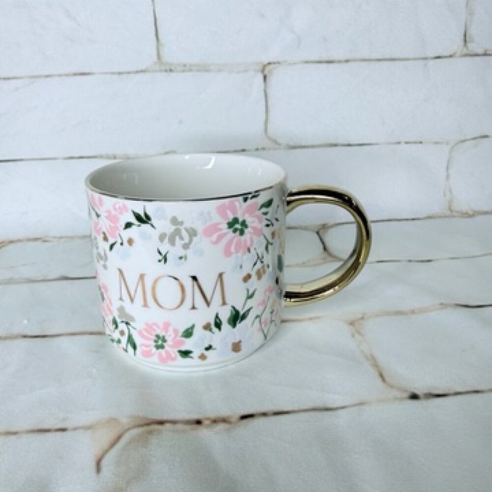 Sweet Water Decor Mom Coffee Mug White Floral